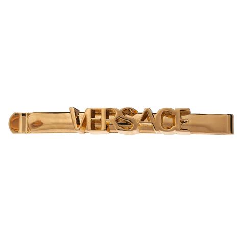 Versace Logo Tie Clip Women Hair Clips Flannels