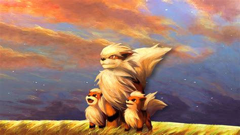 🔥 Download Pokemon Growlithe Arcanine Anime Wallpaper Background By