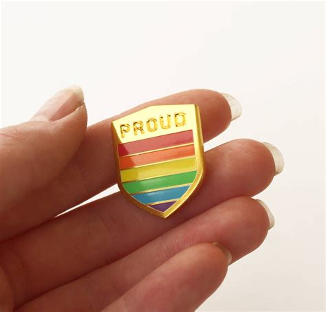 Pride Enamel Pin Gay Lapel Pin Rainbow Pin Pride Parade Etsy