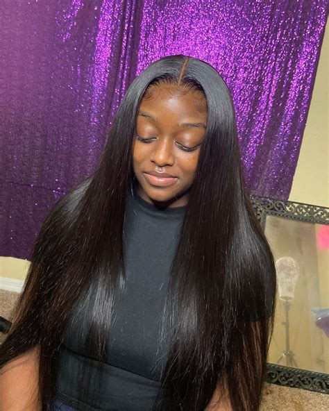 Kd Harris👸🏽💜 On Instagram “glueless Closure Sew In 💜 28 Inches 4x4
