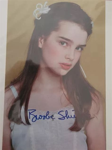 Brooke Shields Signed Photo Rare Photo 30080 Picclick