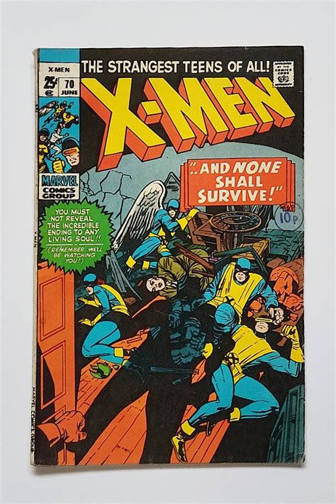 X Men 70 June 1971 — Blue Powder Magazines