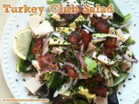 Paleo Turkey Bacon Club Salad Recipe Balanced Bites