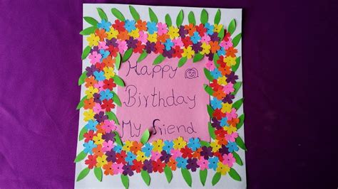 Handmade birthday card from im in haven. Birthday Card Decoration Ideas For Kids - YouTube