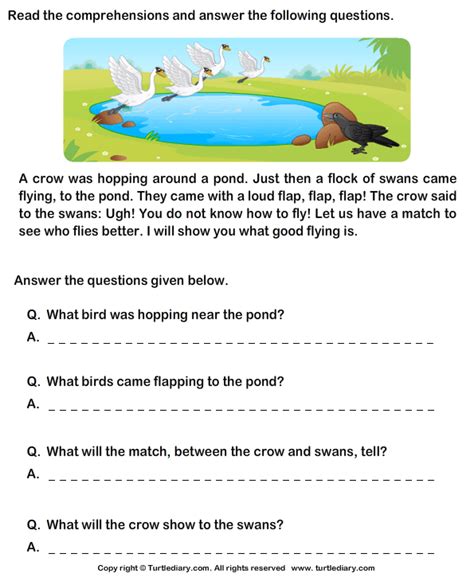 Students read the passages and answer the questions that follow. Pin by Irina Kovalchuk on English teaching | Reading ...