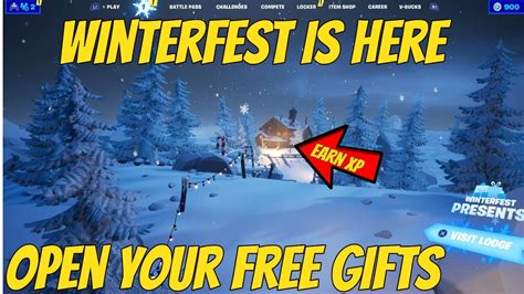 Winterfest was an event in fortnite: Fortnite WinterFest Is Here (Free Gifts) New Update ...