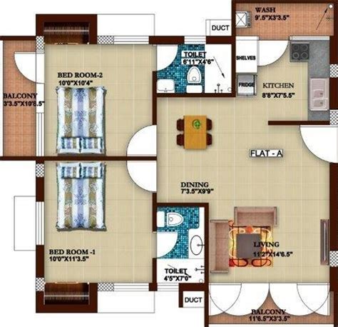 1020 Sq Ft 2 Bhk 2t Apartment For Sale In Amace Devaki Nivas