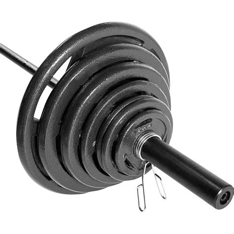 Cap Barbell 300 Lb Olympic Grip Weight Set Academy