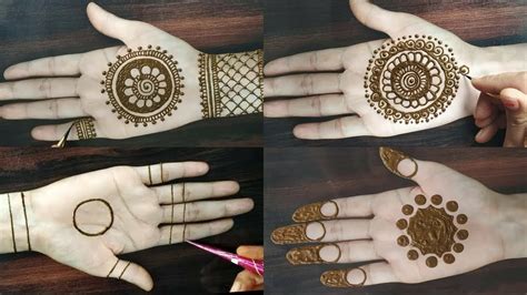 4 Easy Mehndi Designs For Front Hands Easy Beautiful Mehndi Simple