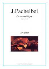 So in pachelbel's time, people were into his music, but once the classical era rolled along, people were so over it. Pachelbel - Canon in D sheet music for piano solo (advanced version)