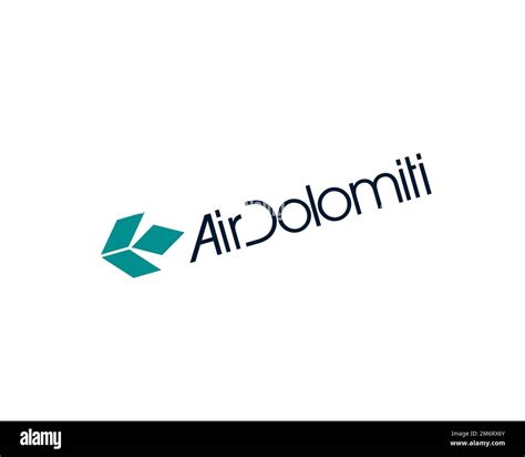 Air Dolomiti Rotated Logo White Background Stock Photo Alamy