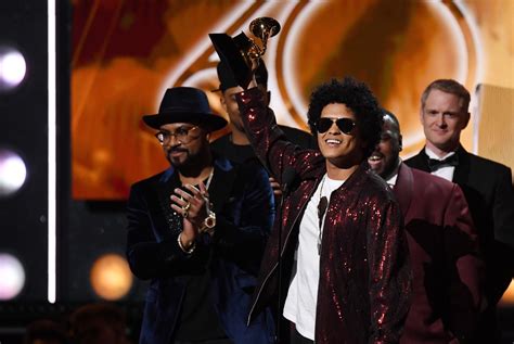 Bruno Mars 24k Magic Wins Album Of Year Grammy Entertainment The