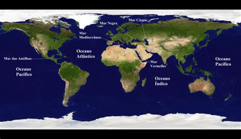 Mares Y Océanos Del Mundo Definiciones Y Conceptos