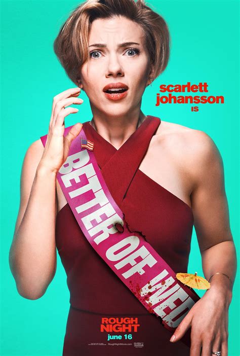 rough night character poster for scarlett johansson led comedy movie news movies ie