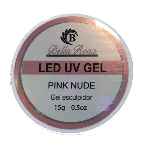 Gel Bella Rosa Pink Nude 15g Led UV Shopee Brasil