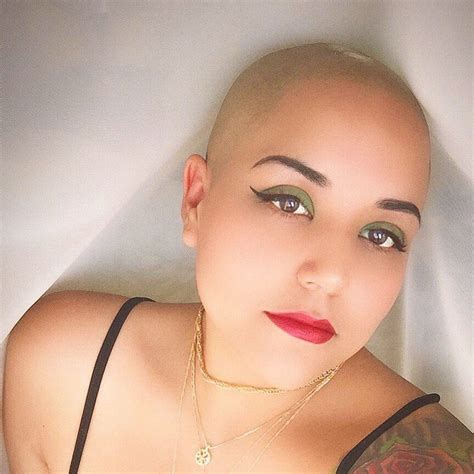 Nostril Hoop Ring Nose Ring Bald Look Buzz Cuts Bald Women Shaving Razor Shaved Head