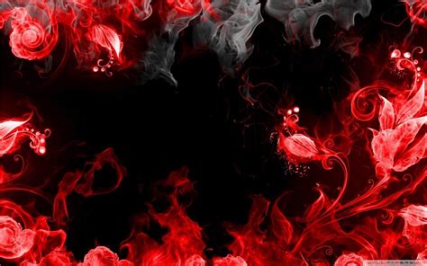 Rose In Fire Wallpapers Wallpaper Cave