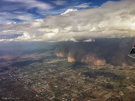 Haboob 2 From The Air Phoenix Arizona Dust Storm Nature Natural