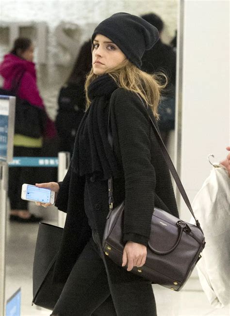 Emma Watson At Jfk Airport In New York Hawtcelebs