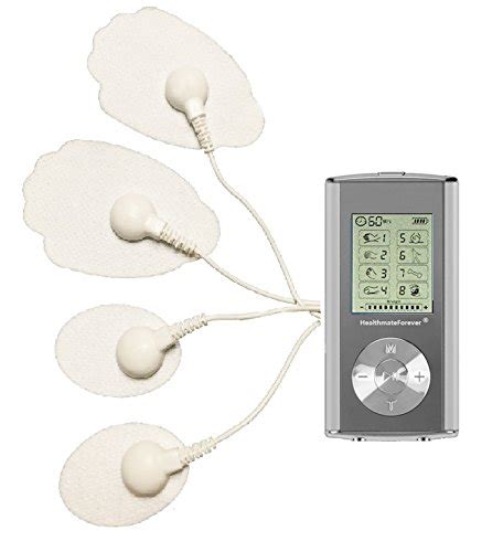 Fda Cleared Tens Unit Hm8gl Silver Healthmateforever 8 Modes Back