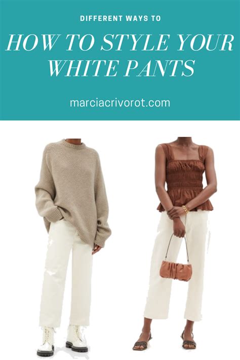 Different Ideas To Style Your White Pants White Pants Outfit White
