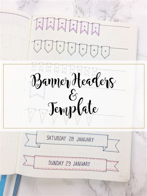Banner Headers And Template Kate Louise