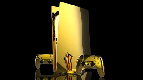 The 24k Gold Playstation Ps5 Console With No Disc Drive Goldgenie