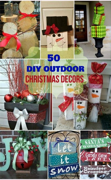 20 Easy Diy Outdoor Christmas Decor