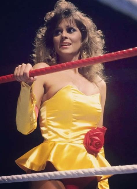 Professional Wrestler Elizabeth Hulette In The Ring 1985 R