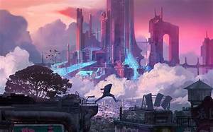 Fu, Chenqi, Cyber, Cyberpunk, Futuristic, Futuristic, City