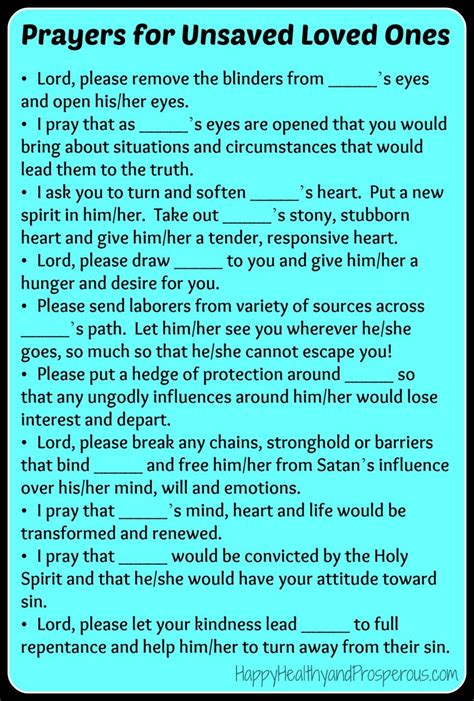 How To Pray For Unsaved Loved Ones Prayer Scriptures Faith Prayer