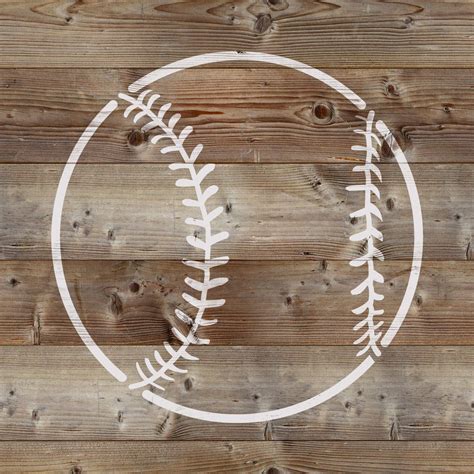 Volleyball sports printable stencils baseball stencil. Baseball Stencil | Crafts, Stencils, Diy
