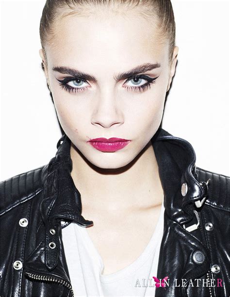 all in leather cara delevingne as the cover girl of s editorial cara mia photographed