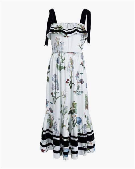Lena Hoschek Enchanted Midi Dress Shopstyle