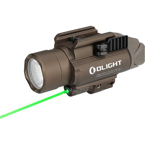 Lampe Tactique Baldr Pro Tan 1350 Lumens Laser Vert