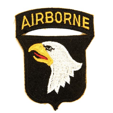 Us Wwii 101st Airborne Division Shoulder Patch Screaming Eagles Ebay