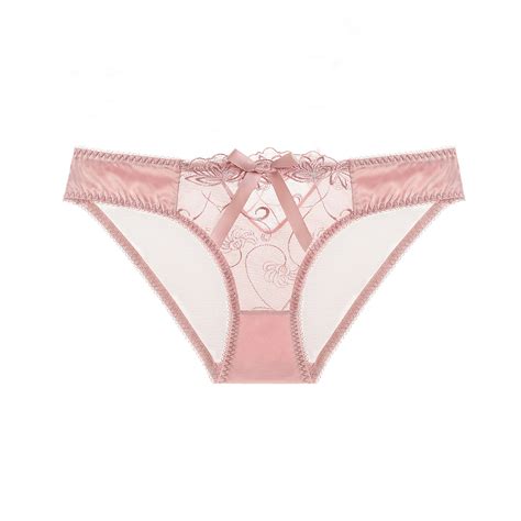 Lotus Poot Lace Tie Front Mesh Lingerie Panty Hellolagirl