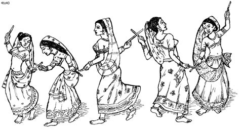 Garba Classical Dance Of India Garba Gandhinagar Gujarat Dance Of