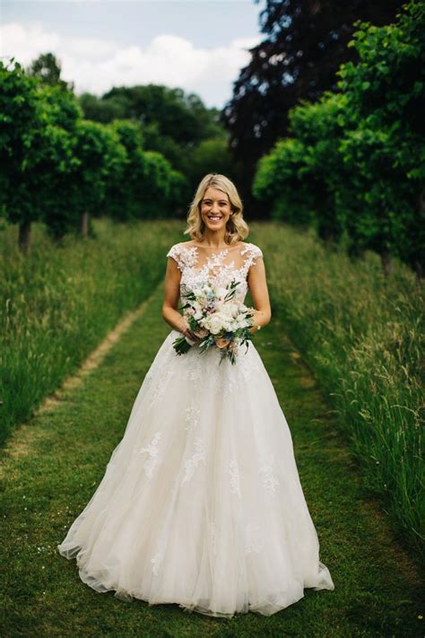 A Pronovias Gown In Lace For An Elegant Wedding At Hengrave Hall In Suffolk Love My Dress® Uk
