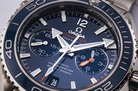 Seamaster Planet Ocean Titanium Chronograph Blue 23290465103001