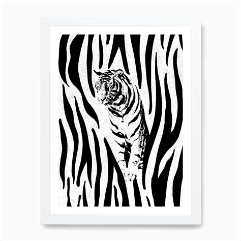 Tiger Art Print By Lazy Day Paper Fy