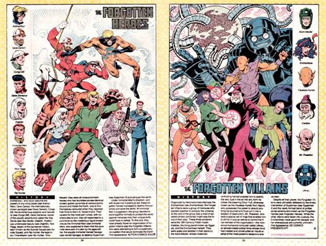Forgotten Heroesvillains Comic Book Superheroes Comic Poster Comic