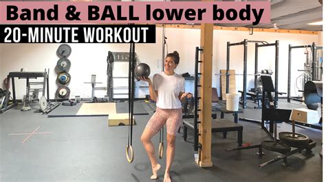 Band Ball Booty And Legs Workout Video The Fitnessista