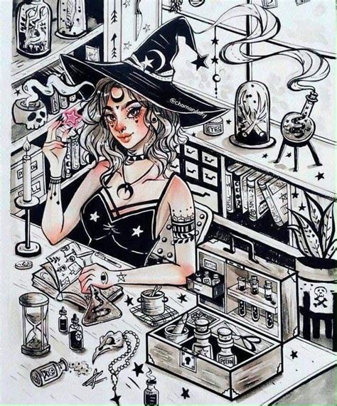 Pin By Becca C Stokes 🖤 On A Natural Witch Witch Art Witch Drawing