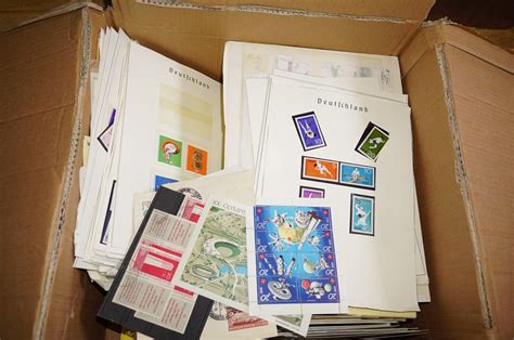 W Hl Und Reste Karton Briefmarken Belege Ebay