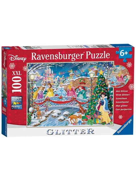 Ravensburger Disney Princess Glitter Christmas Jigsaw Puzzle 100