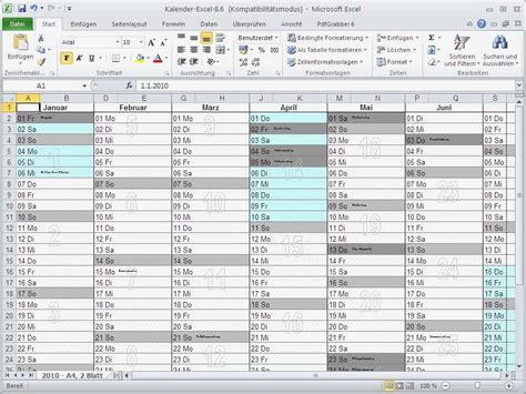 Monatsplan Excel Vorlage Erstaunlich Jahreskalender Für Excel Download