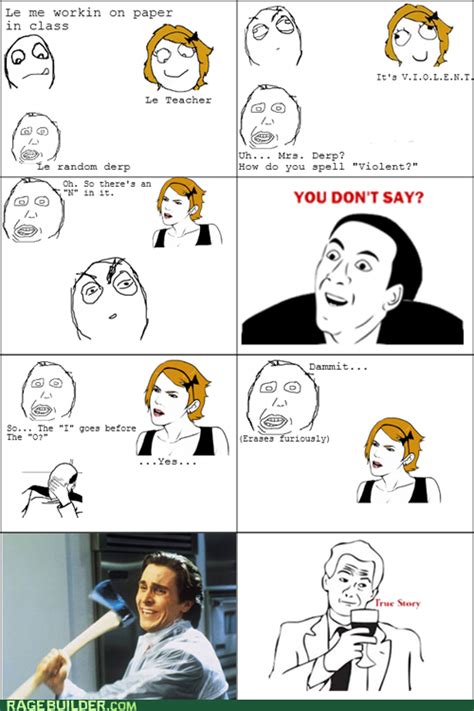 Ill Show You Violent Derp Comics Rage Comics Rage Faces Comic