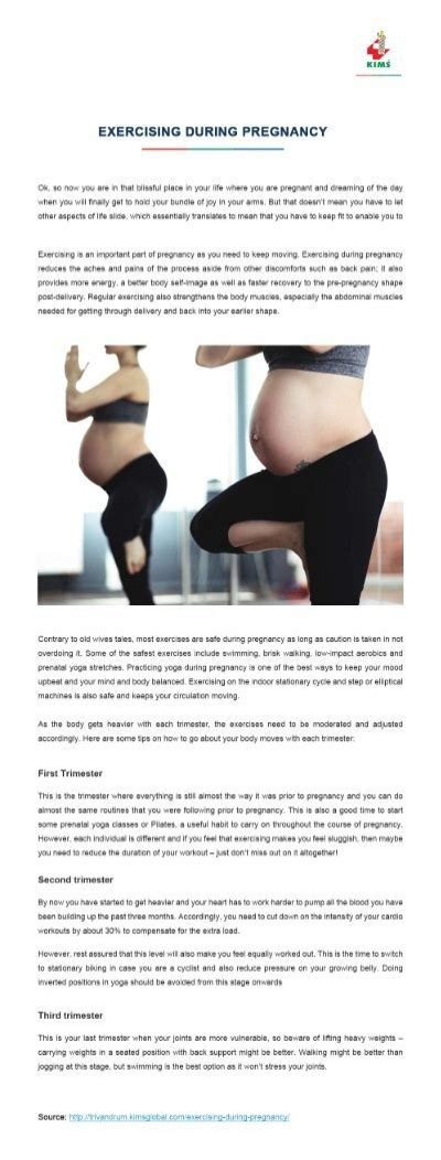 Exercising During Pregnancy Exercise Tips For Pregnancy