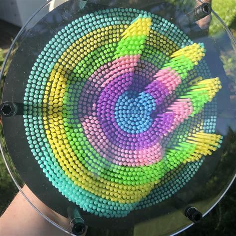 Large Rainbow Pin Art I Fast Shipping I My Diffability Australia My